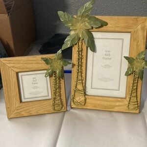 Palm tree frames set of 2